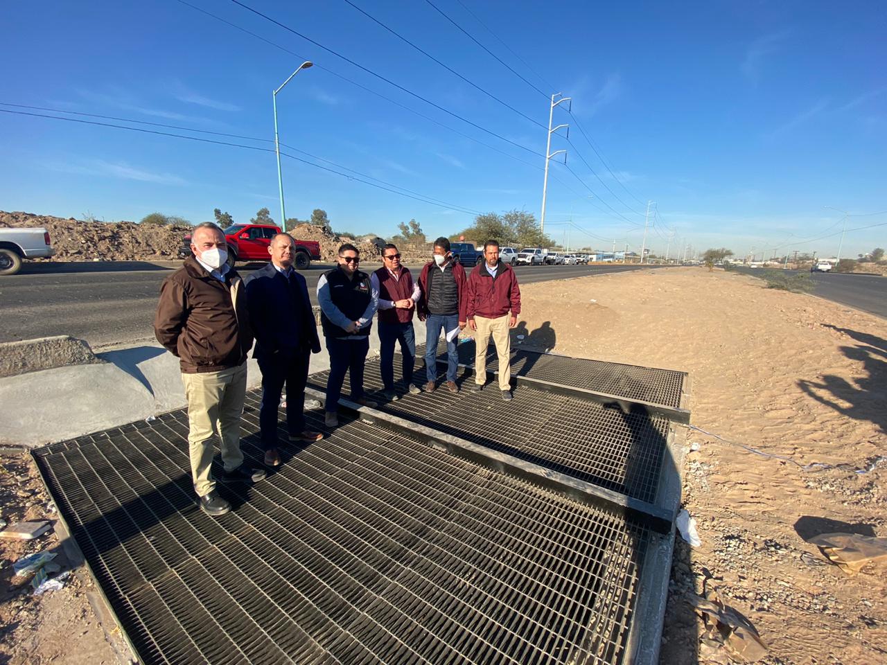 REALIZAN RECORRIDO Y SUPERVISIÓN FINAL DE OBRA DEL RÍO NUEVO DE MEXICALI