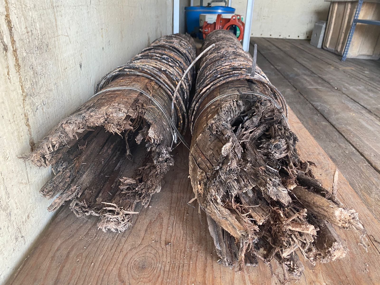 EQUIPOS DE CONSTRUCCIÓN DE CESPM ENCUENTRAN TUBERÍAS HISTÓRICAS DE PRINCIPIOS DE SIGLO 20