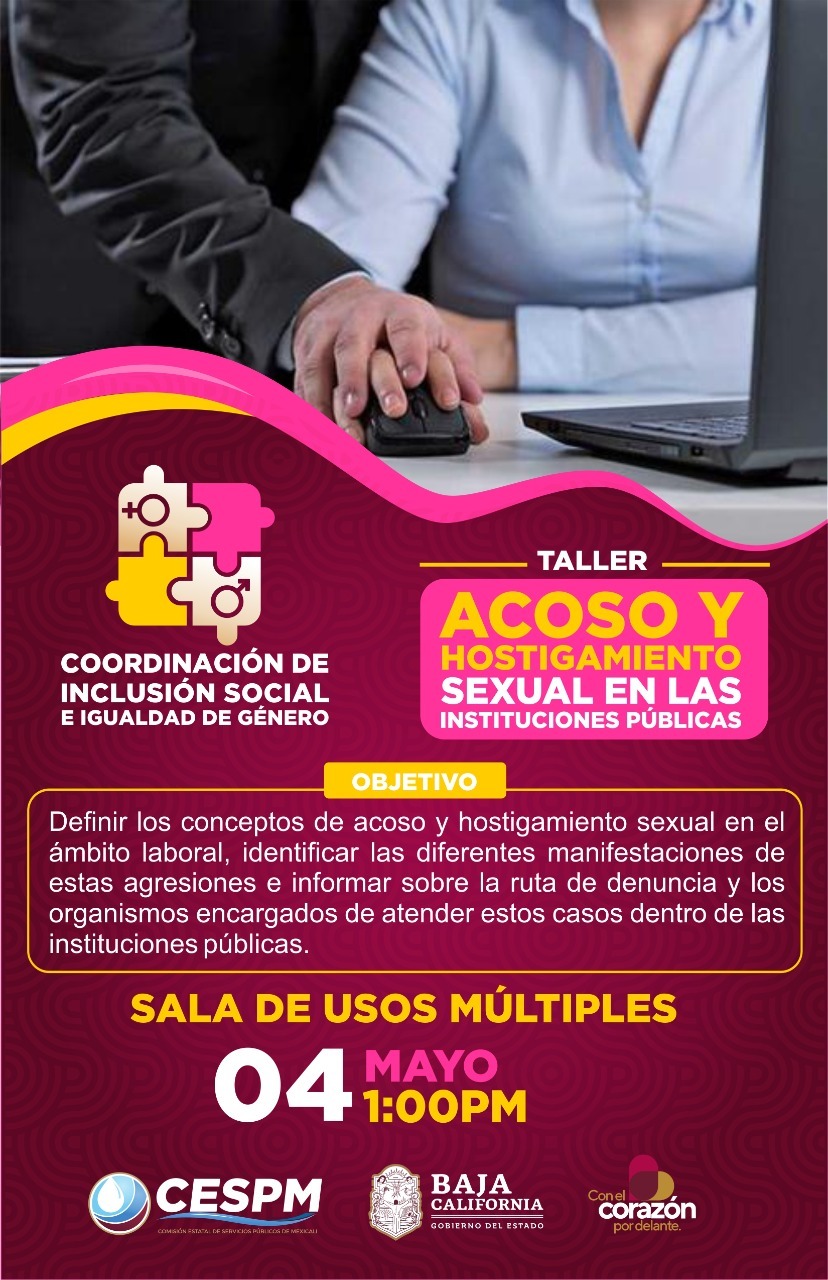 PROMUEVE CESPM TALLER SOBRE ACOSO Y HOSTIGAMIENTO SEXUAL