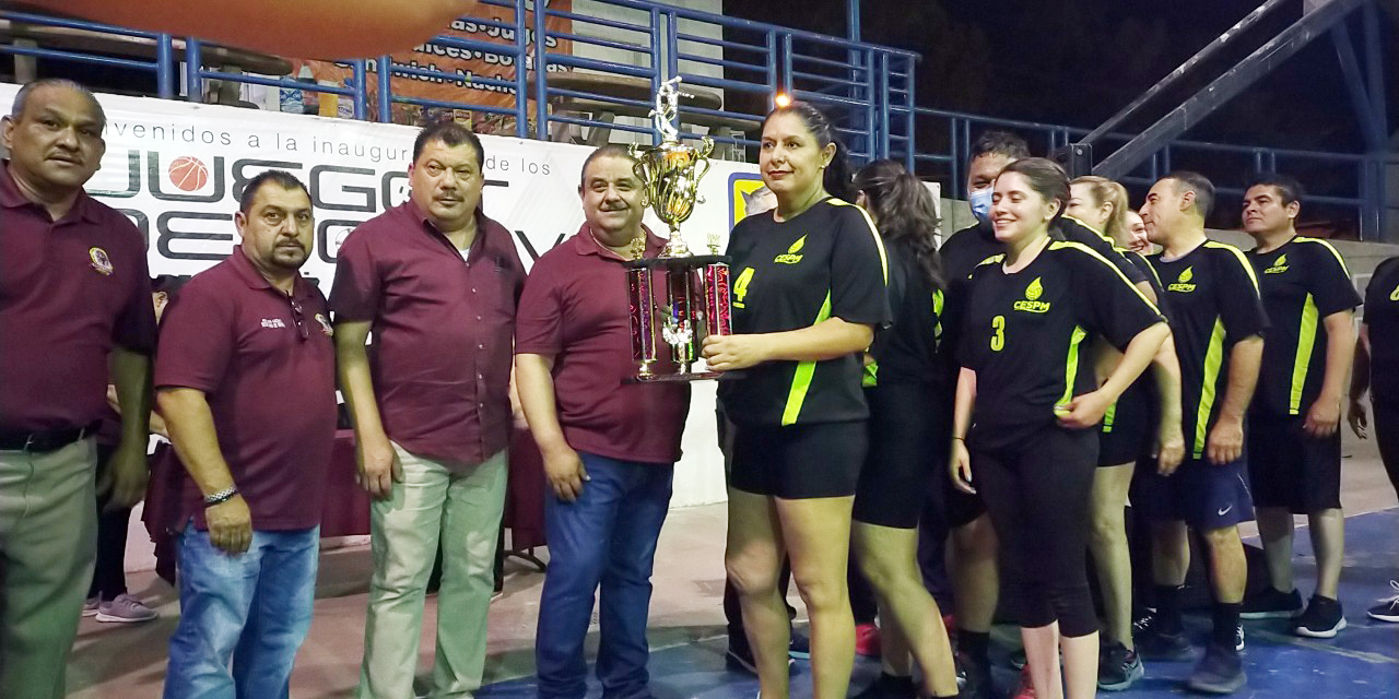 SE PROCLAMA CESPM CAMPEÓN DE LOS JUEGOS BUROCRATAS 2022