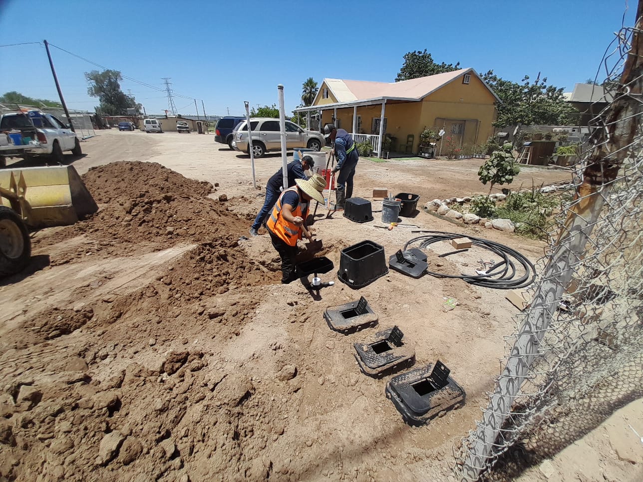 ENTREGA CESPM SERVICIO DE AGUA POTABLE A LA POBLACIÓN DEL EJIDO ISLAS AGRARIAS "A"
