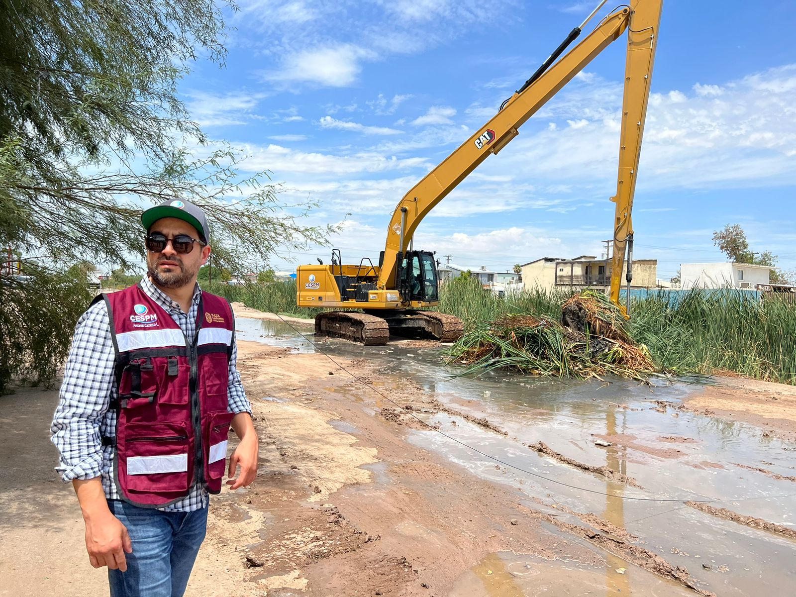 INTENSIFICA CESPM DESAZOLVE DEL DREN MEXICALI PARA SU CORRECTO FUNCIONAMIENTO  