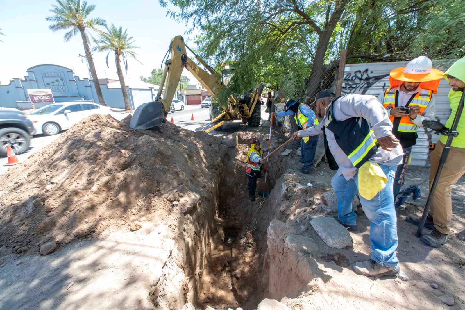 CESPM CONTINÚA CON LA RENOVACIÓN DE TUBERÍA DE 30 PULGADAS EN PALMAR DE SANTA ANITA Y CALLE CUARTA 