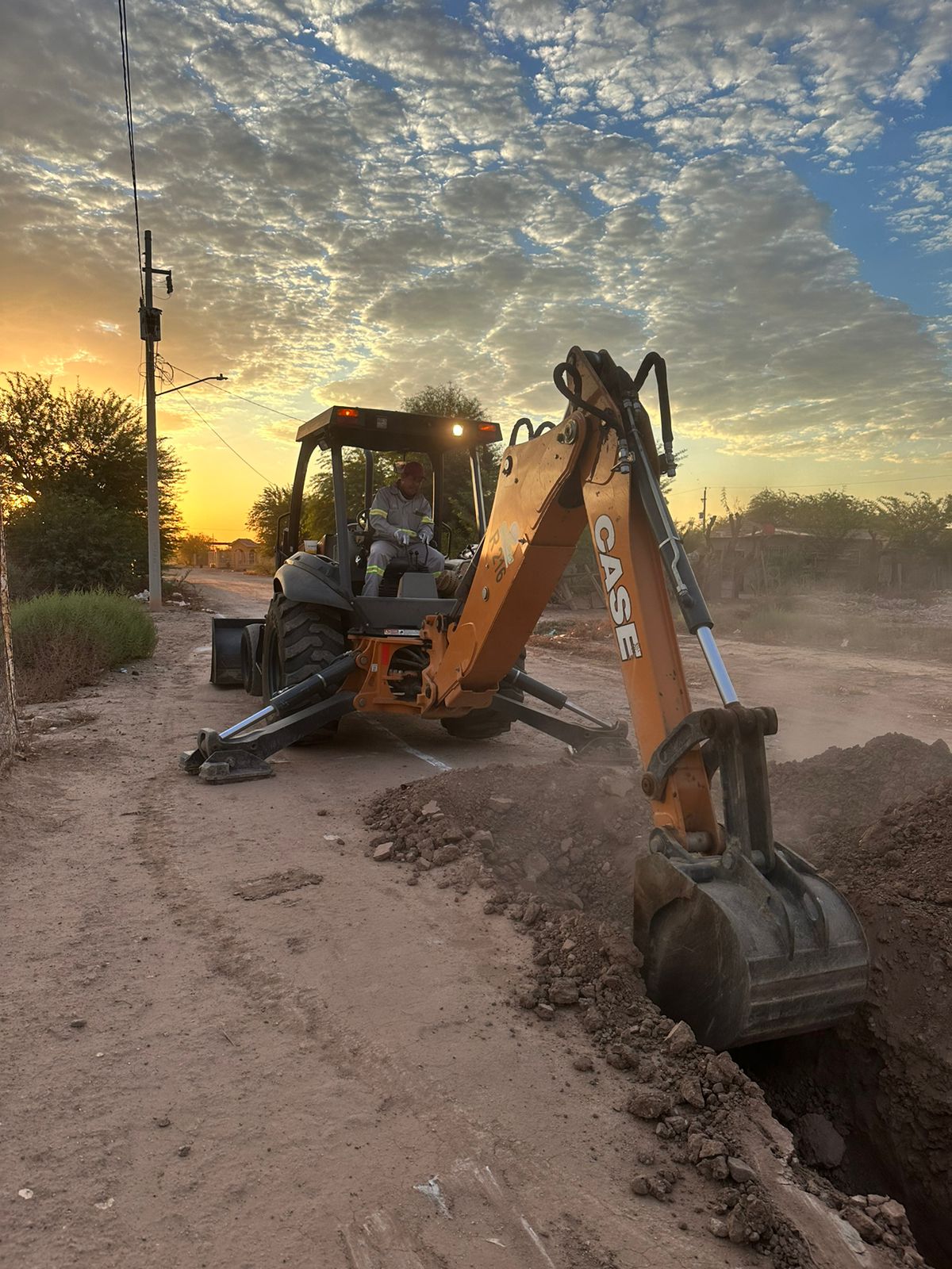 CESPM INICIA OBRAS DE INTRODUCCIÓN DE TUBERÍA DE AGUA POTABLE EN HACIENDA MEXICALI 