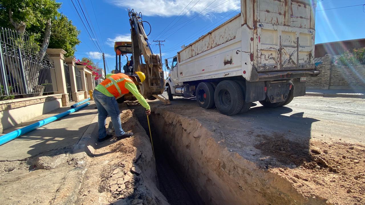 CESPM AVANZA EN LA REPOSICIÓN DE TUBERÍAS DE AGUA POTABLE EN LA CUAUHTÉMOC SUR Y FRACCIONAMIENTO SONORA 