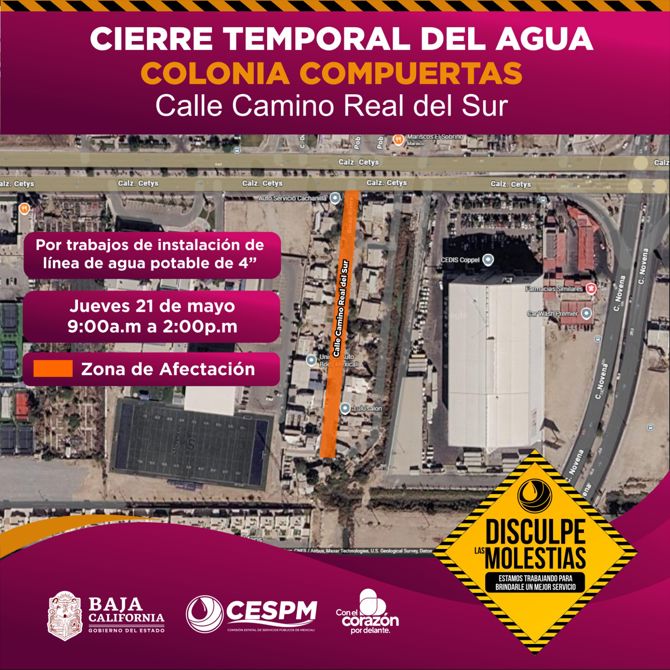 CESPM LLEVARÁ A CABO TRABAJOS DE INFRAESTRUCTURA HIDRÁULICA Y PLUVIAL EN LAS COLONIAS COMPUERTAS Y EL VIDRIO
