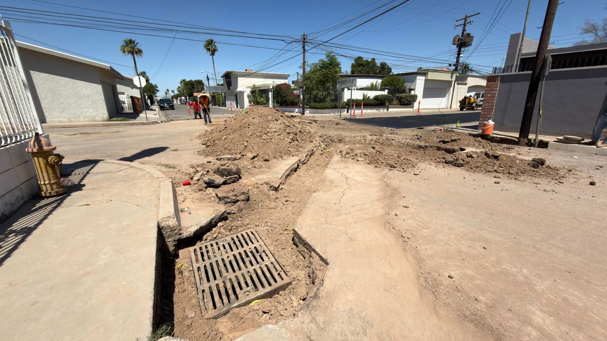 CESPM REGISTRA AVANCE EN OBRA DE REPOSICIÓN DE ALCANTARILLADO PLUVIAL EN FRACCIONAMIENTO LOS PINOS