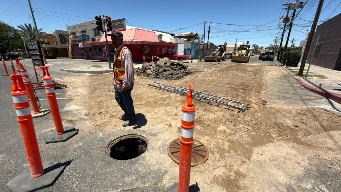 CESPM CONTINÚA CON LA REPOSICIÓN DE INFRAESTRUCTURA SANITARIA Y PLUVIAL EN LA COLONIA NUEVA