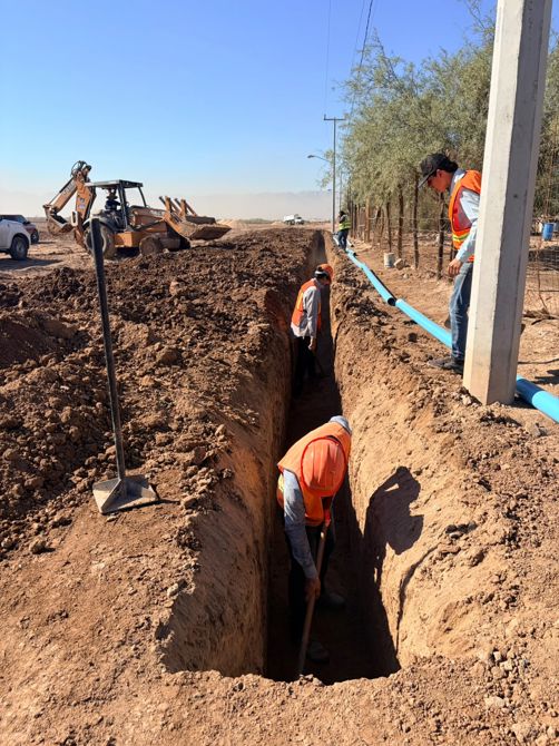 CESPM AMPLÍA INFRAESTRUCTURA DE AGUA POTABLE EN LA COLONIA MADERO DEL VALLE DE MEXICALI